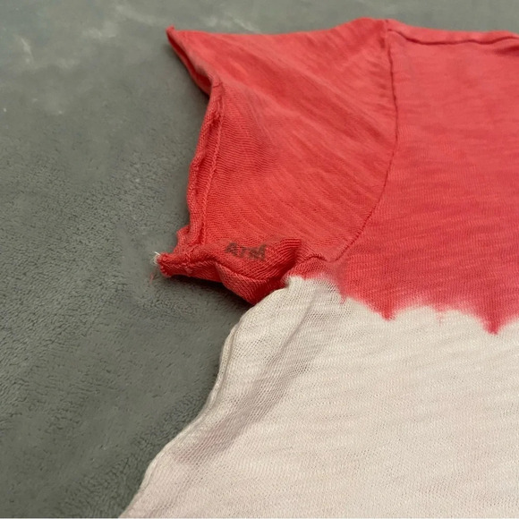 ATM Anthony Thomas Melillo Pink/White Ombre Slub Jersey Boyfriend Tee - 27322 - Picture 10 of 11